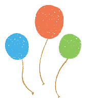 小松おあしす市場の空に舞う風船