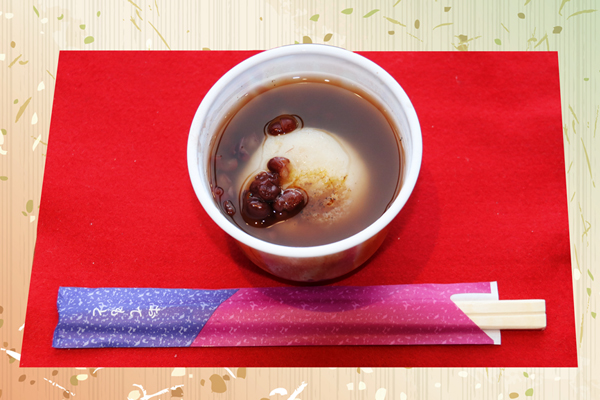 小松おあしす市場の人気のぜんざい