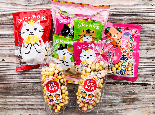 東陽製菓さんのみきゃんのひなあられ各種